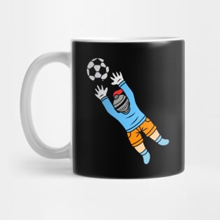 Cute cartoon knight goalkeeper Mug